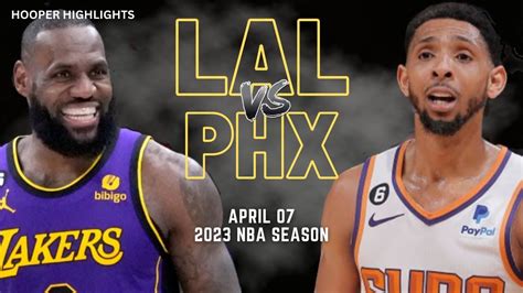 lakers vs phoenix suns match player stats|Lakers 122.